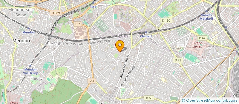 localisation de l'entreprise MONSIEUR JEROME DENIS à CLAMART