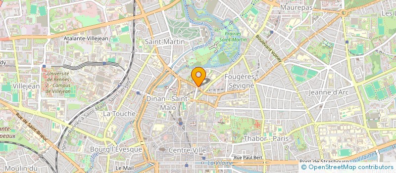 localisation de l'entreprise MONSIEUR JEROME DENOUAL  RENNES