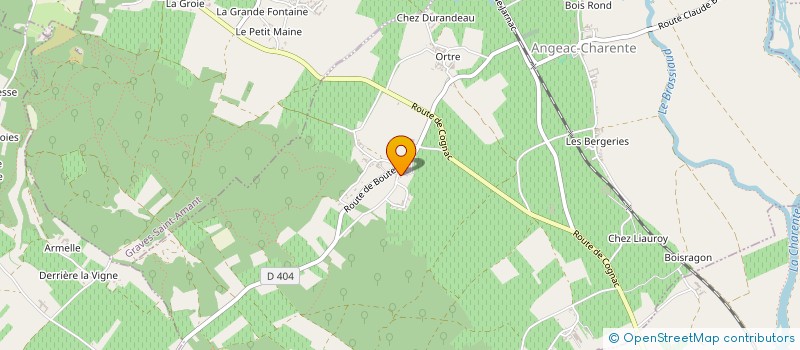 localisation de l'entreprise MONSIEUR JEROME DEPLAT à ANGEAC-CHARENTE