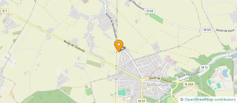 localisation de l'entreprise MONSIEUR JEROME DES LIGNERIS  DAUX