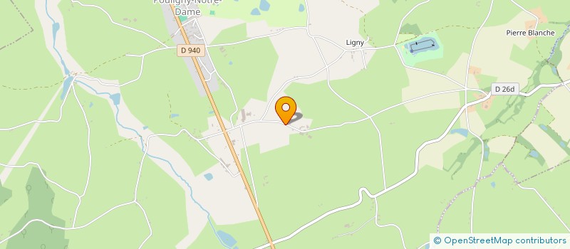 localisation de l'entreprise MONSIEUR JEROME DESCOUT à POULIGNY-NOTRE-DAME