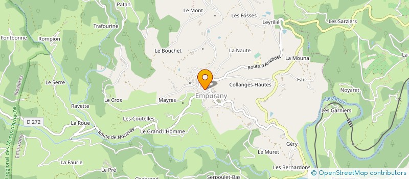 localisation de l'entreprise MONSIEUR JEROME DESGACHES à EMPURANY