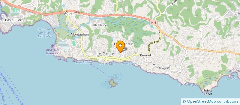 localisation de l'entreprise MONSIEUR JEROME DESIREE à LE GOSIER