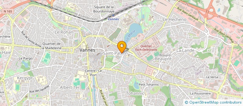 localisation de l'entreprise MONSIEUR JEROME DESMULLIER à VANNES