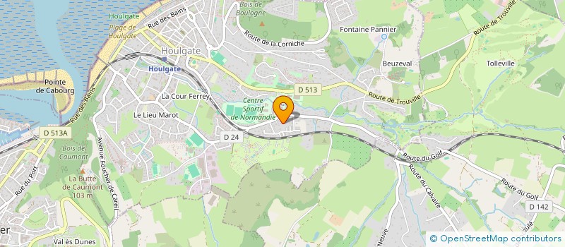 localisation de l'entreprise MONSIEUR JEROME DESPOIS  HOULGATE