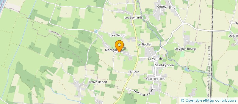 localisation de l'entreprise MONSIEUR JEROME DESPRAT  GARNERANS