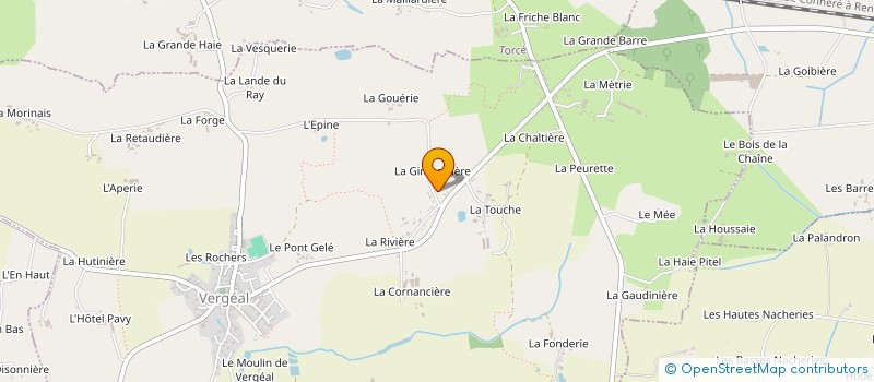 localisation de l'entreprise MONSIEUR JEROME DESRUES à VERGEAL