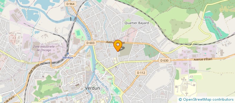 localisation de l'entreprise MONSIEUR JEROME DESTEZ à VERDUN