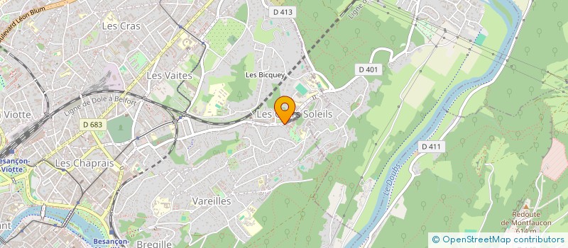 localisation de l'entreprise MONSIEUR JEROME DETOUILLON à BESANCON