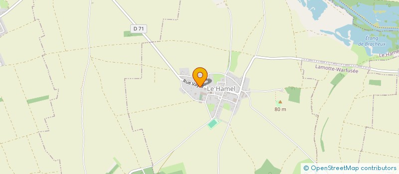 localisation de l'entreprise MONSIEUR JEROME DEVIMES  LE HAMEL