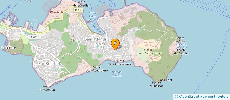 localisation de l'entreprise MONSIEUR JEROME DEVOS à SAINT-MANDRIER-SUR-MER