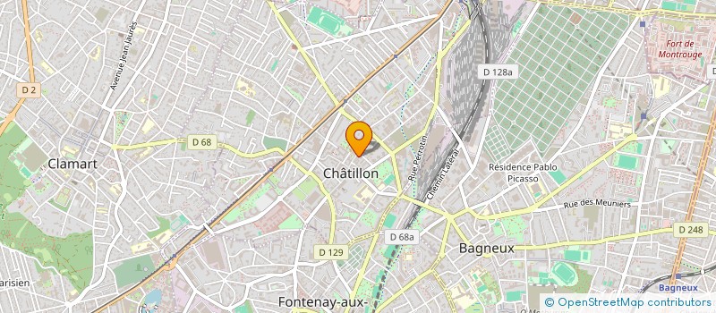 localisation de l'entreprise MONSIEUR JEROME DEVOUCOUX  CHATILLON