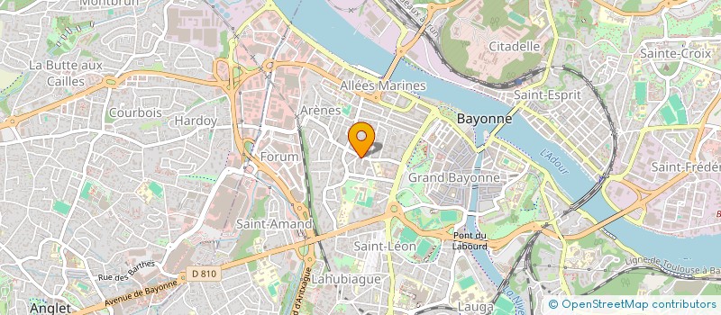 localisation de l'entreprise MONSIEUR JEROME DI SALVIO à BAYONNE