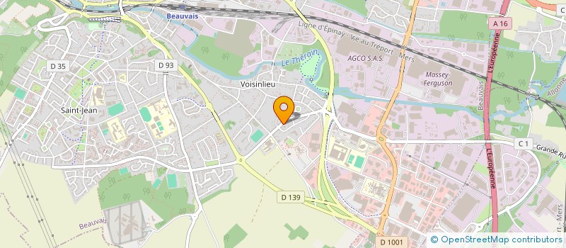 localisation de l'entreprise MONSIEUR JEROME DIAS LAMBRANCA  BEAUVAIS