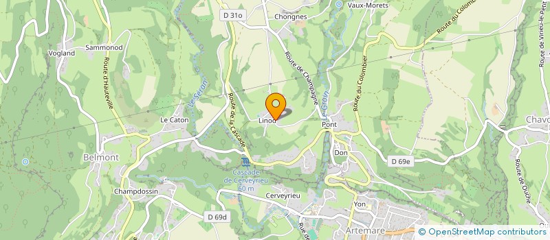 localisation de l'entreprise MONSIEUR JEROME DIGOIN à VALROMEY-SUR-SERAN