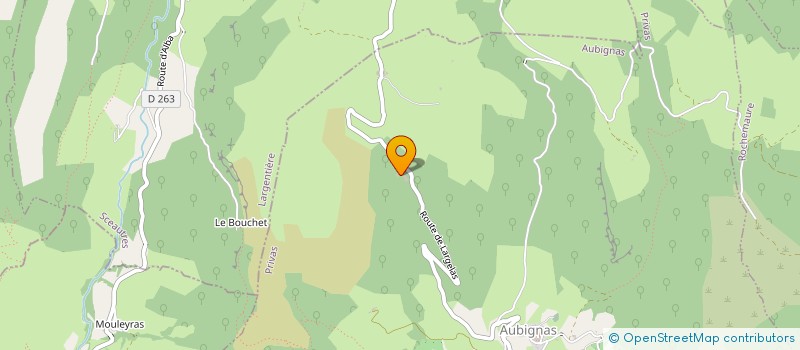 localisation de l'entreprise MONSIEUR JEROME DIMEGLIO  AUBIGNAS