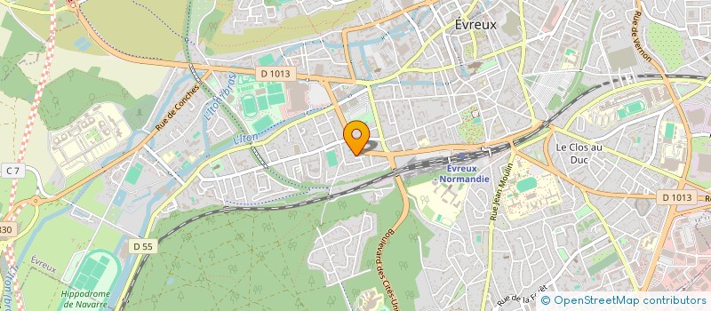 localisation de l'entreprise MONSIEUR JEROME DIONIS  EVREUX