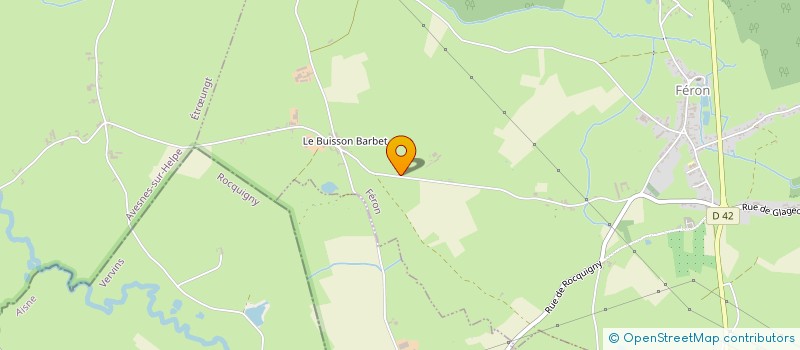 localisation de l'entreprise MONSIEUR JEROME DIOT  FERON