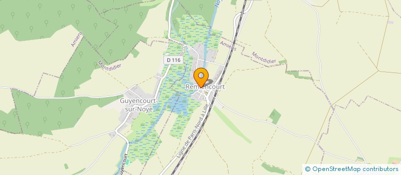 localisation de l'entreprise MONSIEUR JEROME DITTE  GRIVESNES