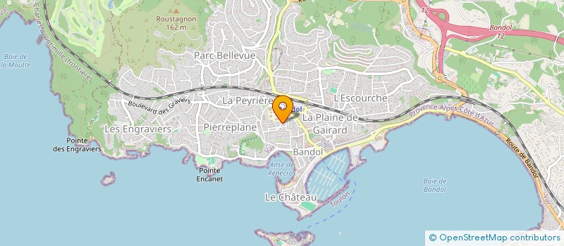 localisation de l'entreprise MONSIEUR JEROME DODDS  BANDOL