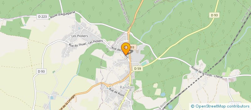 localisation de l'entreprise MONSIEUR JEROME DOHERIER  RANDAN