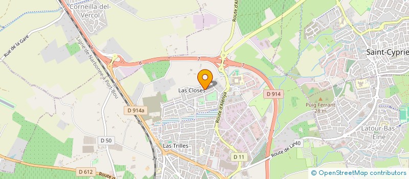 localisation de l'entreprise MONSIEUR JEROME DOMAS à ELNE