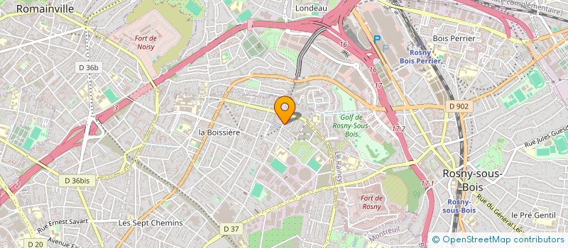 localisation de l'entreprise MONSIEUR JEROME DOMINE à MONTREUIL