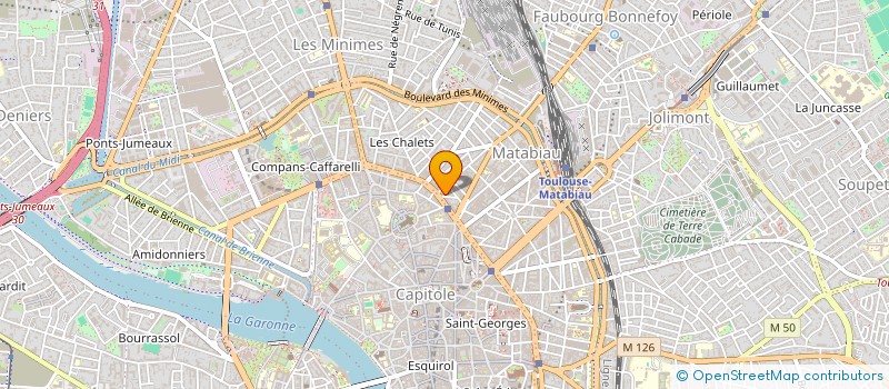 localisation de l'entreprise MONSIEUR JEROME DONATIEN  TOULOUSE