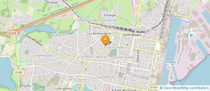 localisation de l'entreprise MONSIEUR JEROME DONNEAU-RENARD  SAINT-NAZAIRE