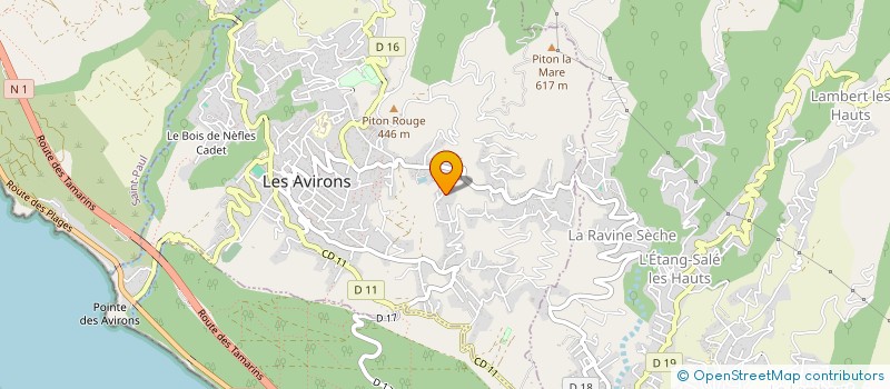 localisation de l'entreprise MONSIEUR JEROME DORSEUIL à LES AVIRONS
