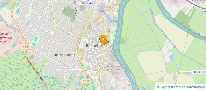 localisation de l'entreprise MONSIEUR JEROME DOUTEAU  ROCHEFORT