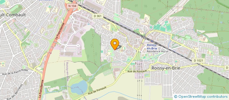 localisation de l'entreprise MONSIEUR JEROME DOYON  ROISSY-EN-BRIE