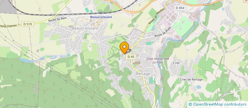 localisation de l'entreprise MONSIEUR JEROME DREVON  RENAGE