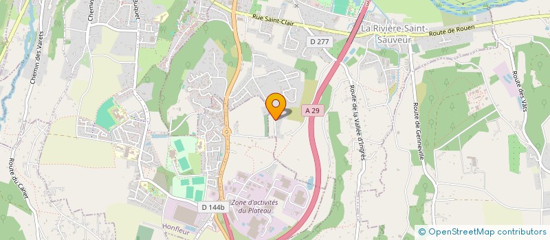 localisation de l'entreprise MONSIEUR JEROME DRIEU  LA RIVIERE-SAINT-SAUVEUR