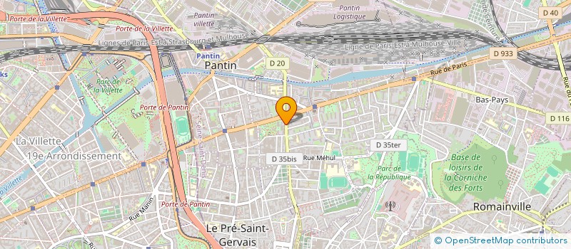 localisation de l'entreprise MONSIEUR JEROME DROUARD à PANTIN