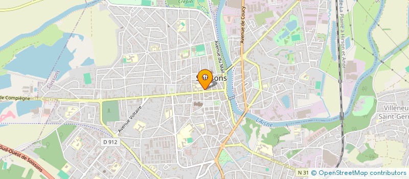 localisation de l'entreprise MONSIEUR JEROME DROUET à SOISSONS