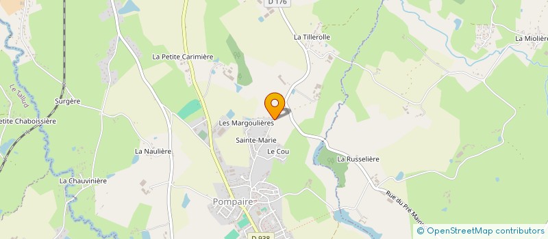 localisation de l'entreprise MONSIEUR JEROME DRUGEON à POMPAIRE