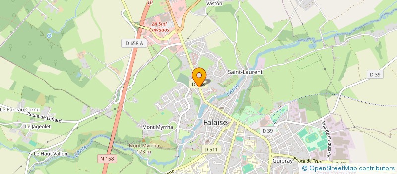 localisation de l'entreprise MONSIEUR JEROME DRUSCHKE à FALAISE
