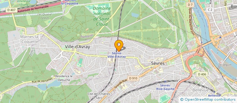 localisation de l'entreprise MONSIEUR JEROME DU BOULLAY à SEVRES
