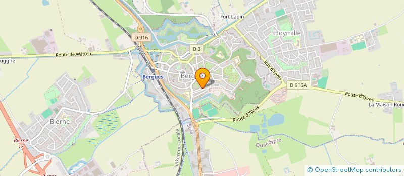 localisation de l'entreprise MONSIEUR JEROME DUBAR  BERGUES