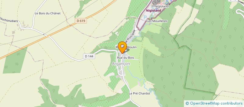 localisation de l'entreprise MONSIEUR JEROME DUBOIS  ARGANCON