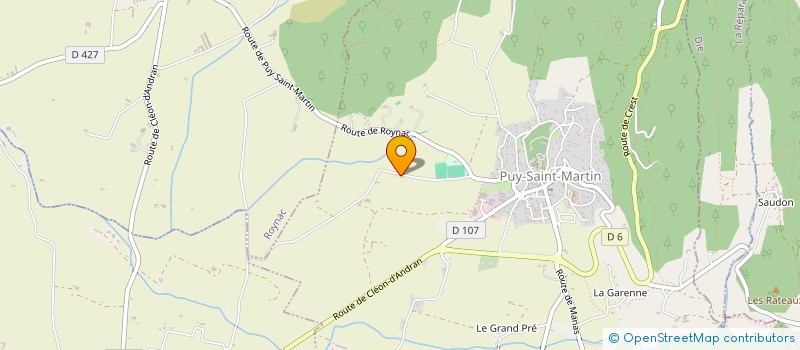 localisation de l'entreprise MONSIEUR JEROME DUBOUR  PUY-SAINT-MARTIN