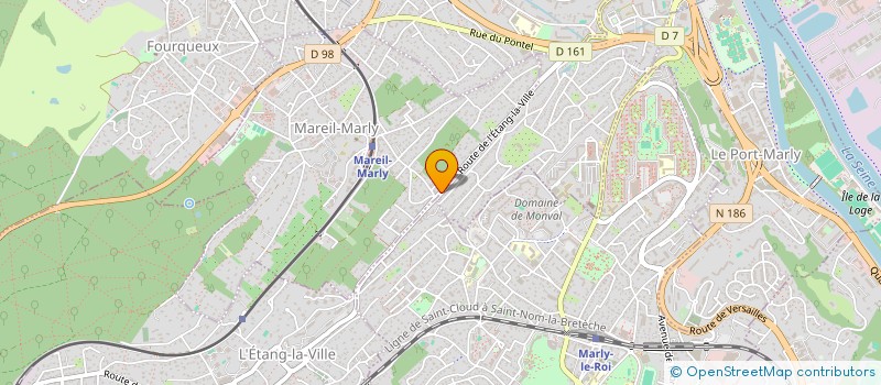 localisation de l'entreprise MONSIEUR JEROME DUCASSE  MAREIL-MARLY