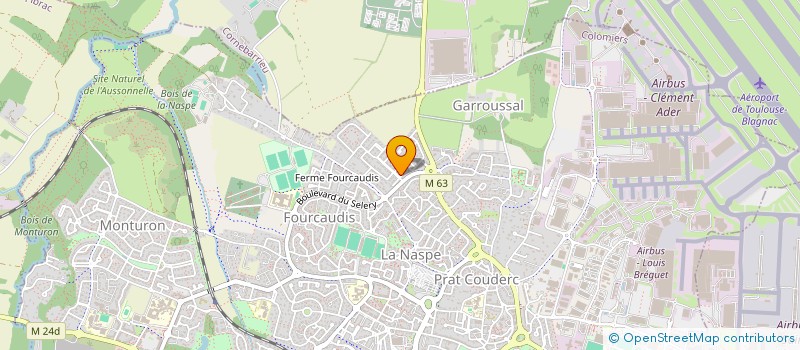 localisation de l'entreprise MONSIEUR JEROME DUCATILLON à COLOMIERS