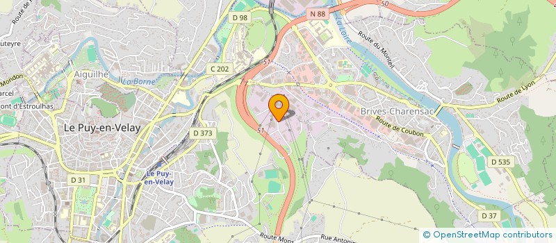 localisation de l'entreprise MONSIEUR JEROME DUCLAIROIRE à LE PUY EN VELAY