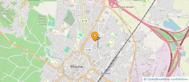 localisation de l'entreprise MONSIEUR JEROME DUCOS à BEAUNE