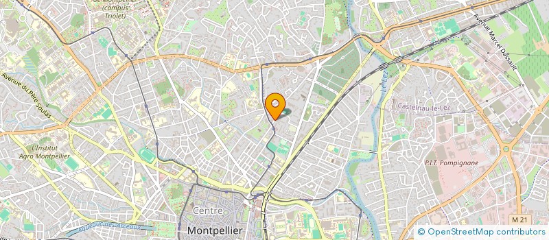 localisation de l'entreprise MONSIEUR JEROME DUDRAGNE à MONTPELLIER