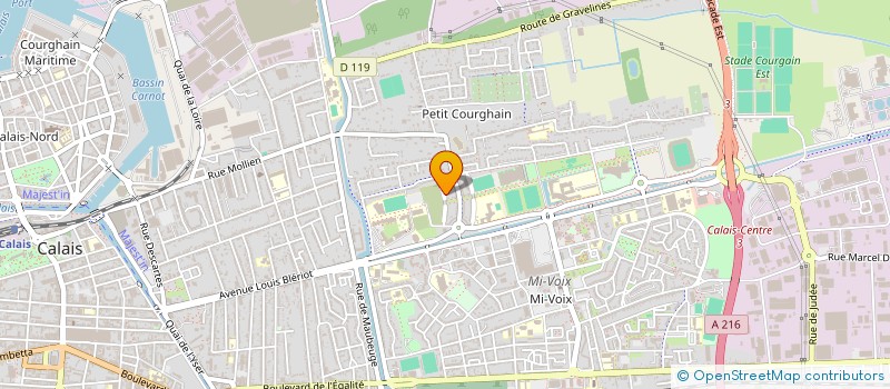 localisation de l'entreprise MONSIEUR JEROME DUFOSSE  CALAIS