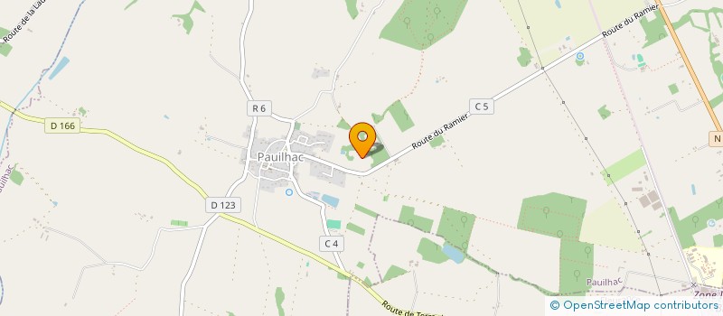 localisation de l'entreprise MONSIEUR JEROME DUFOUR  PAUILHAC