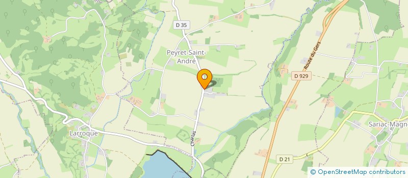 localisation de l'entreprise MONSIEUR JEROME DUGUET  MONT-D'ASTARAC